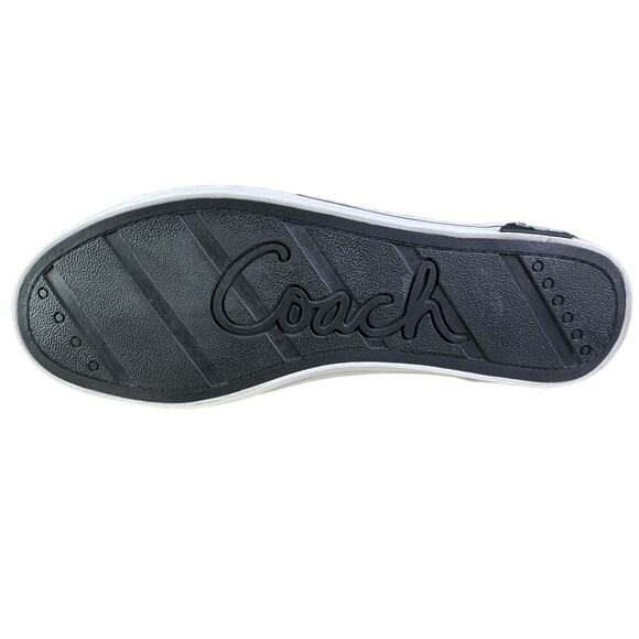 NEW Coach Brodi Black Signature Logo C Tie Up Sneakers Size 8B - Picture 11 of 13